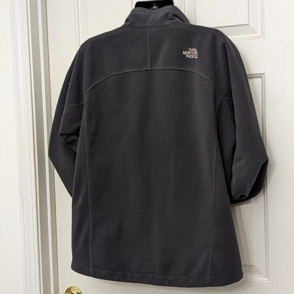 The North Face Jacket Men’s Windwall Sueded Fleece Full Zip Size L Gray - Picture 3 of 16